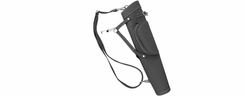 KRATARC Archery Dual-Use Leather Quiver